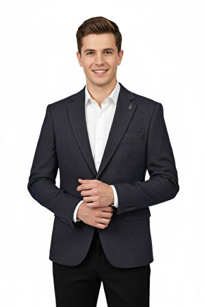 Erkek Tek Spor Ceket Çift Yırtmaçlı BGL-ST04982