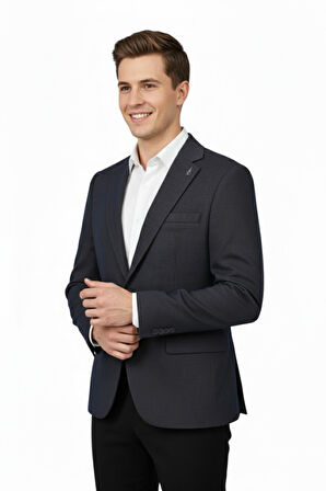 Erkek Tek Spor Ceket Çift Yırtmaçlı BGL-ST04982