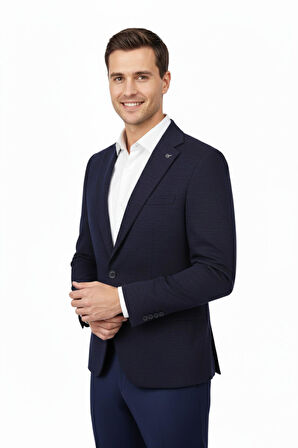 Erkek Tek Spor Ceket Çift Yırtmaçlı BGL-ST04982