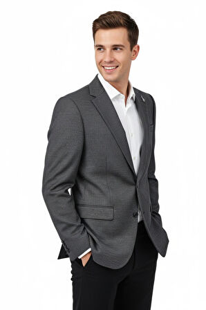 Erkek Tek Spor Ceket Çift Yırtmaçlı BGL-ST04982