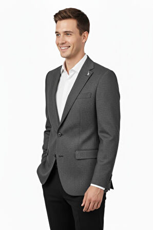 Erkek Tek Spor Ceket Çift Yırtmaçlı BGL-ST04982