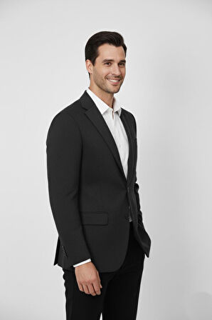 Erkek Kışlık Kumaş Tek Ceket 4 Drop BGL-ST04984