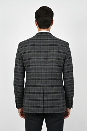 Erkek Kışlık Kumaş Tek Ceket 4 Drop BGL-ST04985