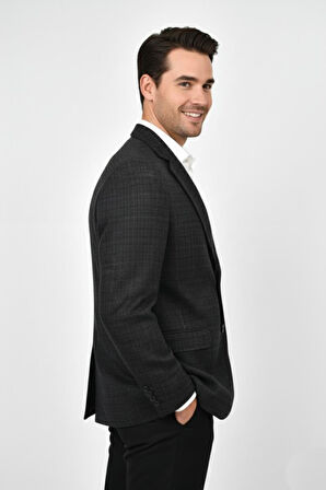 Erkek Kışlık Kumaş Tek Ceket 4 Drop BGL-ST04987