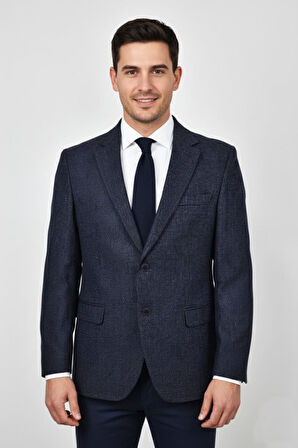 Erkek Kışlık Kumaş Tek Ceket 4 Drop BGL-ST04988