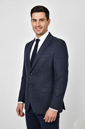 Erkek Kışlık Kumaş Tek Ceket 4 Drop BGL-ST04988