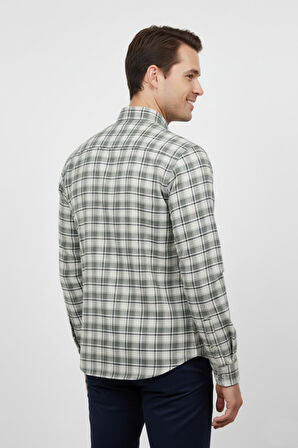 Erkek Kışlık Tek Cep Klasik Gömlek BGL-ST04990