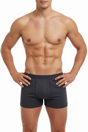Erkek Likralı Boxer Düz Renk BGL-ST05007