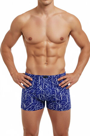 Erkek Likralı Baskı Desenli Boxer  BGL-ST05009