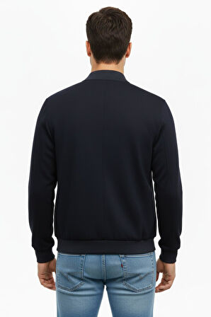 Erkek Regular Fit Mevsimlik Hakim Yaka Süet Spor Mont BGL-ST05014