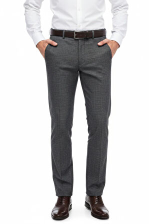 Erkek Regular Fit Hasır Kumaş Pantolon Likra Kumaş BGL-ST05039