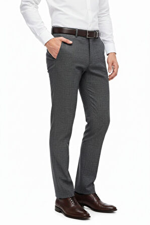 Erkek Regular Fit Hasır Kumaş Pantolon Likra Kumaş BGL-ST05039