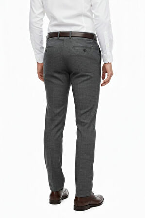 Erkek Regular Fit Hasır Kumaş Pantolon Likra Kumaş BGL-ST05039