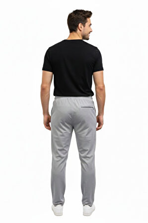 Erkek Rahat Kesim Düz Paça Dalgıç Kumaş Eşofman Altı BGL-ST05044