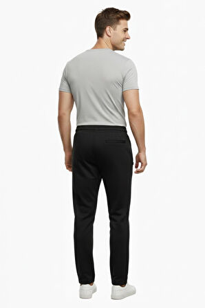 Erkek Rahat Kesim Düz Paça Dalgıç Kumaş Eşofman Altı BGL-ST05044