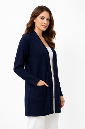 Kadın Anne Triko Cepli Hırka BGL-ST05293