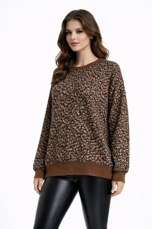 Kadın Yumoş Sıfıryaka Sweatshirt BGL-ST05318