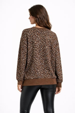 Kadın Yumoş Sıfıryaka Sweatshirt BGL-ST05318
