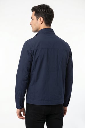 Erkek Mevsimlik Kanvas Spor Mont 8094 BGL-ST05337