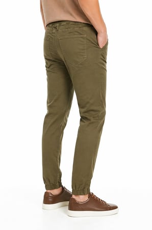 Erkek Kanvas Bel Ve Paça Lastikli Pantolon BGL-ST05345