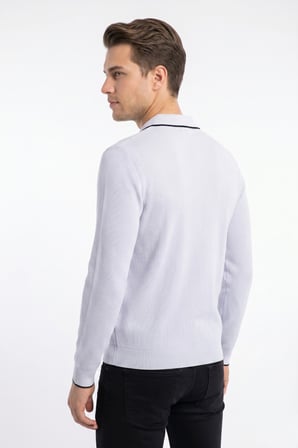 Erkek Spor Polo Yaka Mevsimlik Kazak BGL-ST05363