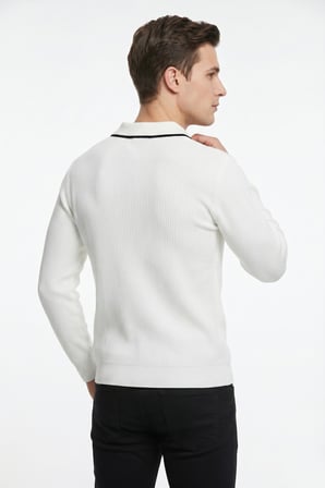 Erkek Spor Polo Yaka Mevsimlik Kazak BGL-ST05364