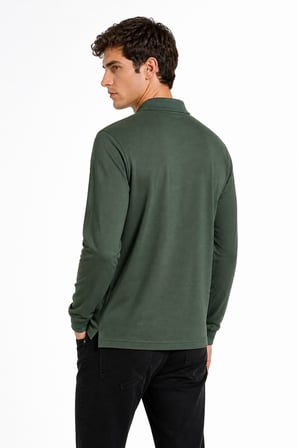 Erkek Mevsimlik Polo Yaka Cepli Sweatshirt BGL-ST05366