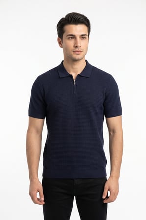Erkek Spor Polo Yaka Triko Tişört BGL-ST05371