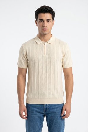 Erkek Spor Polo Yaka Triko Tişört BGL-ST05373
