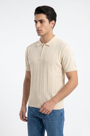 Erkek Spor Polo Yaka Triko Tişört BGL-ST05373