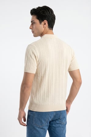 Erkek Spor Polo Yaka Triko Tişört BGL-ST05373
