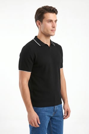 Erkek Spor Polo Yaka Triko Tişört BGL-ST05374