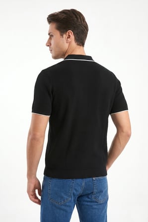Erkek Spor Polo Yaka Triko Tişört BGL-ST05374