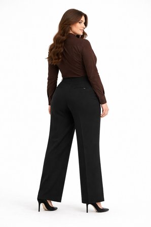 Kadın Boru Paça Kumaş Pantolon BGL-ST05386