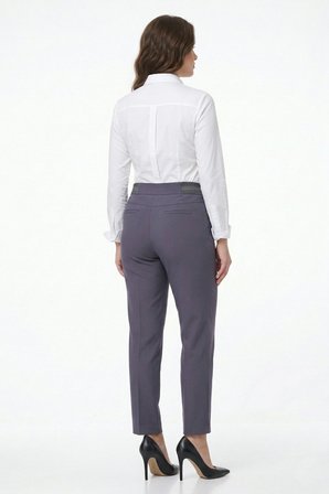 Kadın Kumaş Bilek Pantolon Bel Yarım Lastikli BGL-ST05388