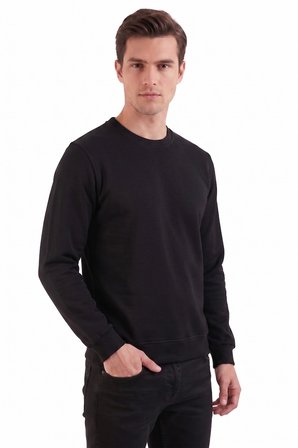 Erkek Sıfıyaka Sweatshirt Regular Kalıp BGL-ST05411