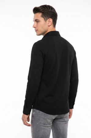 Erkek Spor Slim Fitt Uzun Kol  Gömlek BGL-ST05439