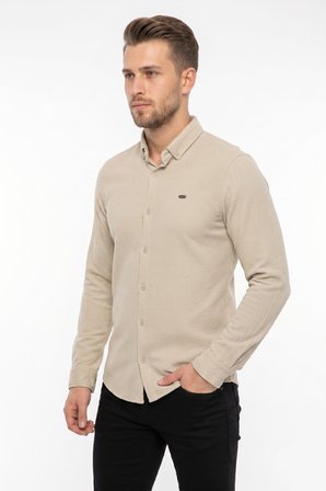 Erkek Spor Slim Fitt Uzun Kol  Gömlek BGL-ST05440