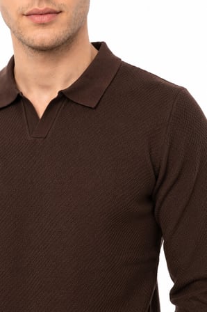 Erkek Spor Polo Yaka Mevsimlik Kazak BGL-ST05444