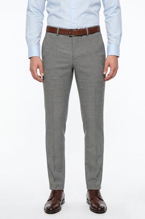 Erkek Silim Fit Klasik Pilesiz Kumaş Pantolon BGL-ST05463
