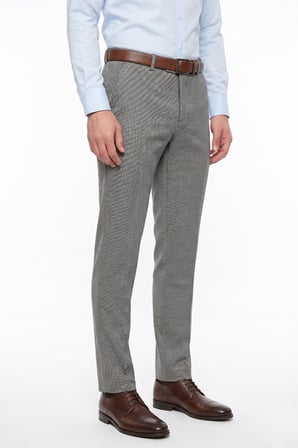 Erkek Silim Fit Klasik Pilesiz Kumaş Pantolon BGL-ST05463