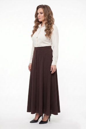 Kadın Kumaş Etek Lastikli Kemer Balık Model BGL-ST05512