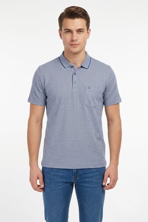 Erkek Polo Yaka Kısa Kollu Cepli Tişört Klasik Kalıp 5301 BGL-ST05532