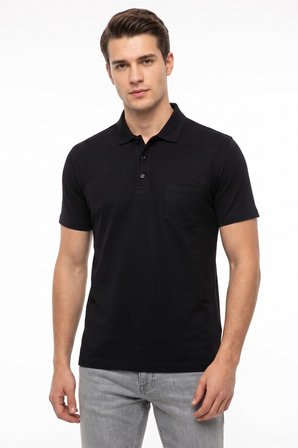 Erkek Büyük Beden Polo Yaka Kısa Kollu Cepli Tişört 5305 BGL-ST05538