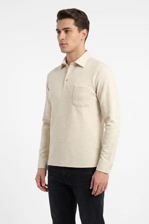 Erkek Gömlek Yaka Cepli Klasik Kalıp Sweatshirt 5304 BGL-ST05540
