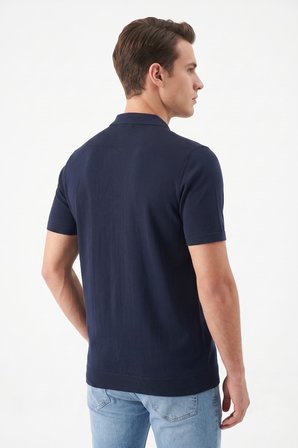 Erkek Polo Yaka Düğmeli Kısa Kollu Tişört Klasik Kalıp BGL-ST05546