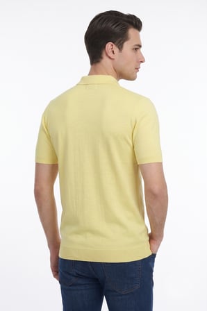 Erkek Polo Yaka Düğmeli Kısa Kollu Tişört Klasik Kalıp BGL-ST05547