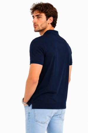 Erkek Polo Yaka Kısa Kollu Tişört Regular Kalıp T6103 BGL-ST05548