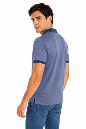 Erkek Polo Yaka Kısa Kollu Tişört Regular Kalıp T6103 BGL-ST05548