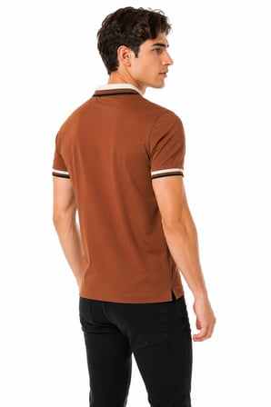 Erkek Polo Yaka Kısa Kollu Tişört Regular Kalıp T6096 BGL-ST05549